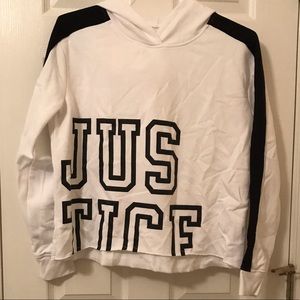 Justice Cropped Hoodie/Swearshirt - Girls 20